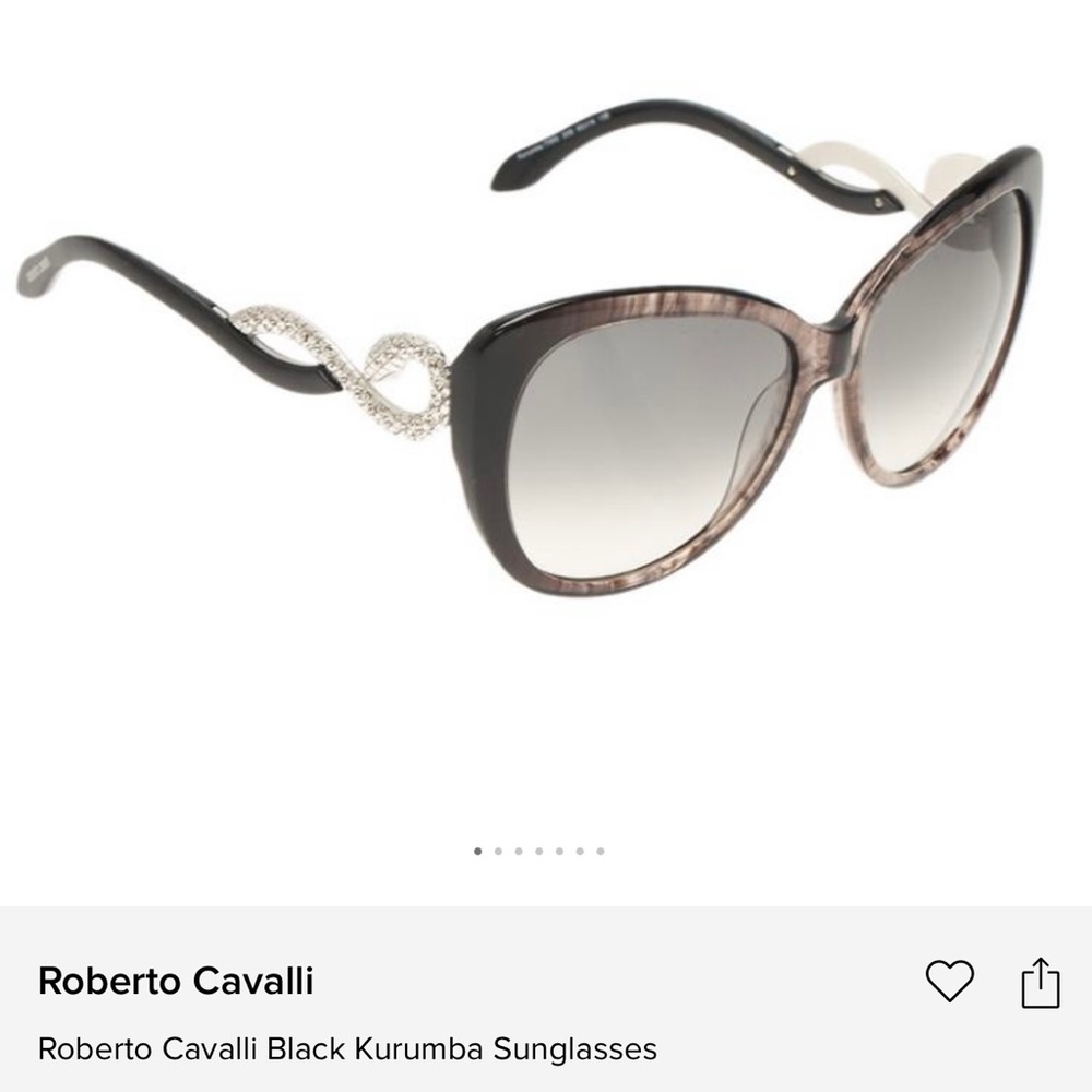 Roberto Cavalli Black Kurumba Sunglasses